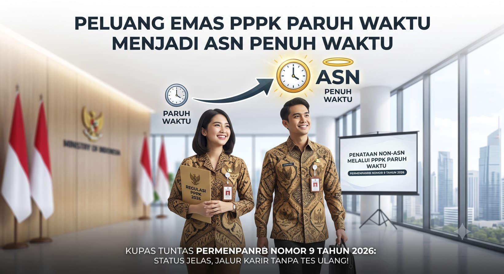 Kupas Tuntas PermenPANRB Nomor 9 Tahun 2026: Regulasi Baru PPPK Paruh Waktu dan Peluang Emas Jadi ASN Penuh Waktu