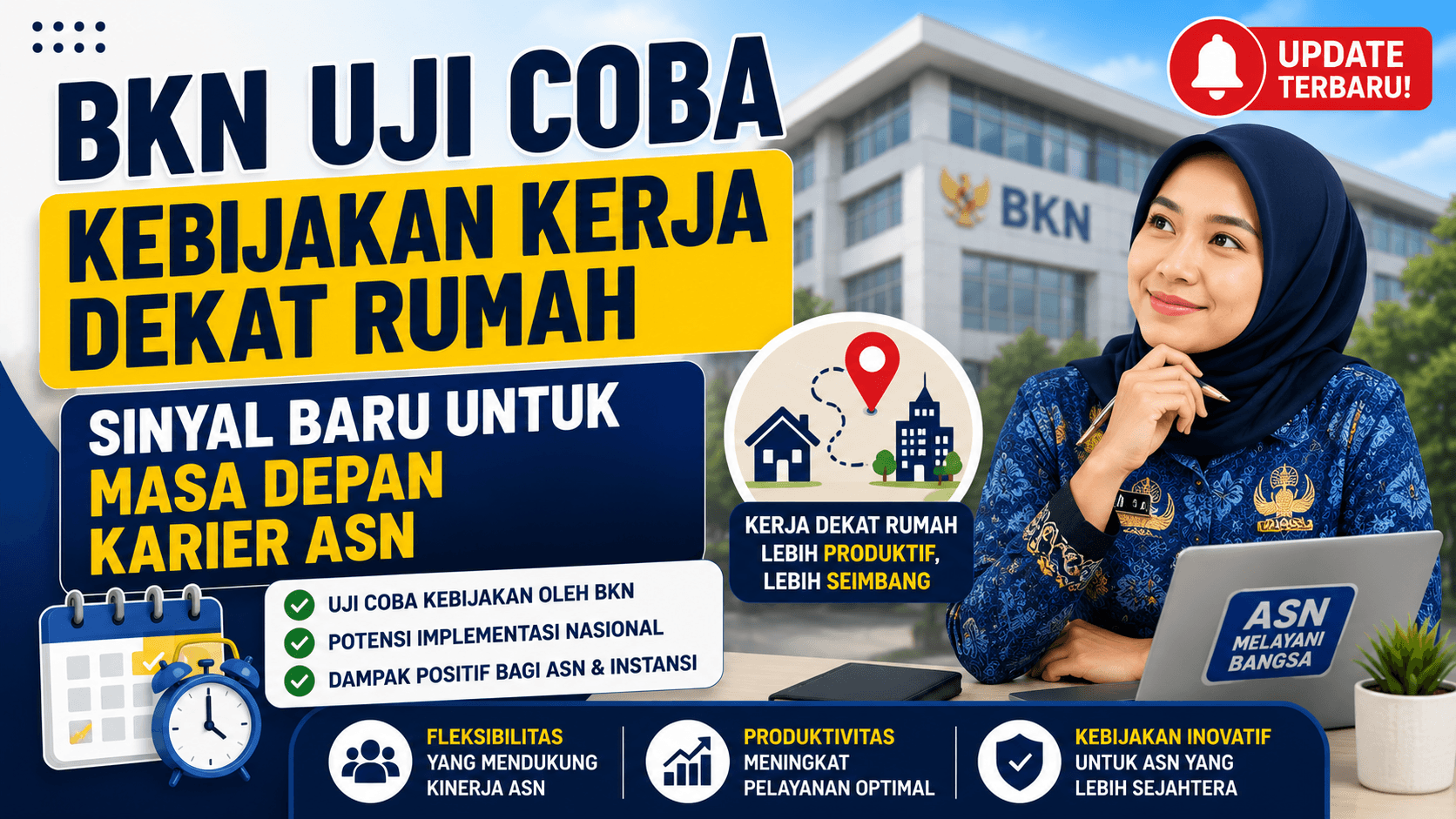 BKN Uji Coba Kebijakan Kerja Dekat Rumah: Sinyal Baru untuk Masa Depan Karier ASN