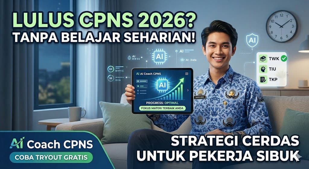 Rahasia Lulus CPNS 2026 Tanpa Harus Belajar Seharian (Strategi Jitu untuk Pekerja Sibuk)